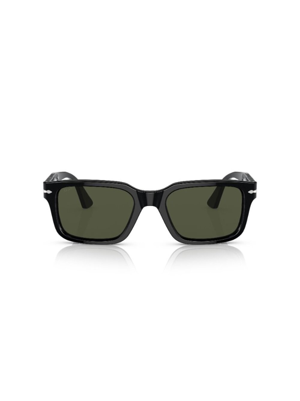 New Persol Men's Sunglasses Black Square Green Lens Injected Frame PO3272S 95 31